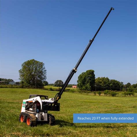 skid steer boom truss|telescoping boom for skid loader.